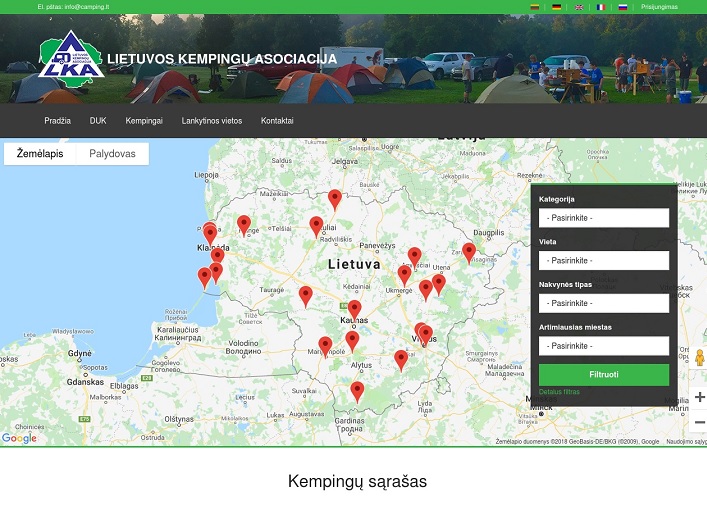 Lithuania campings